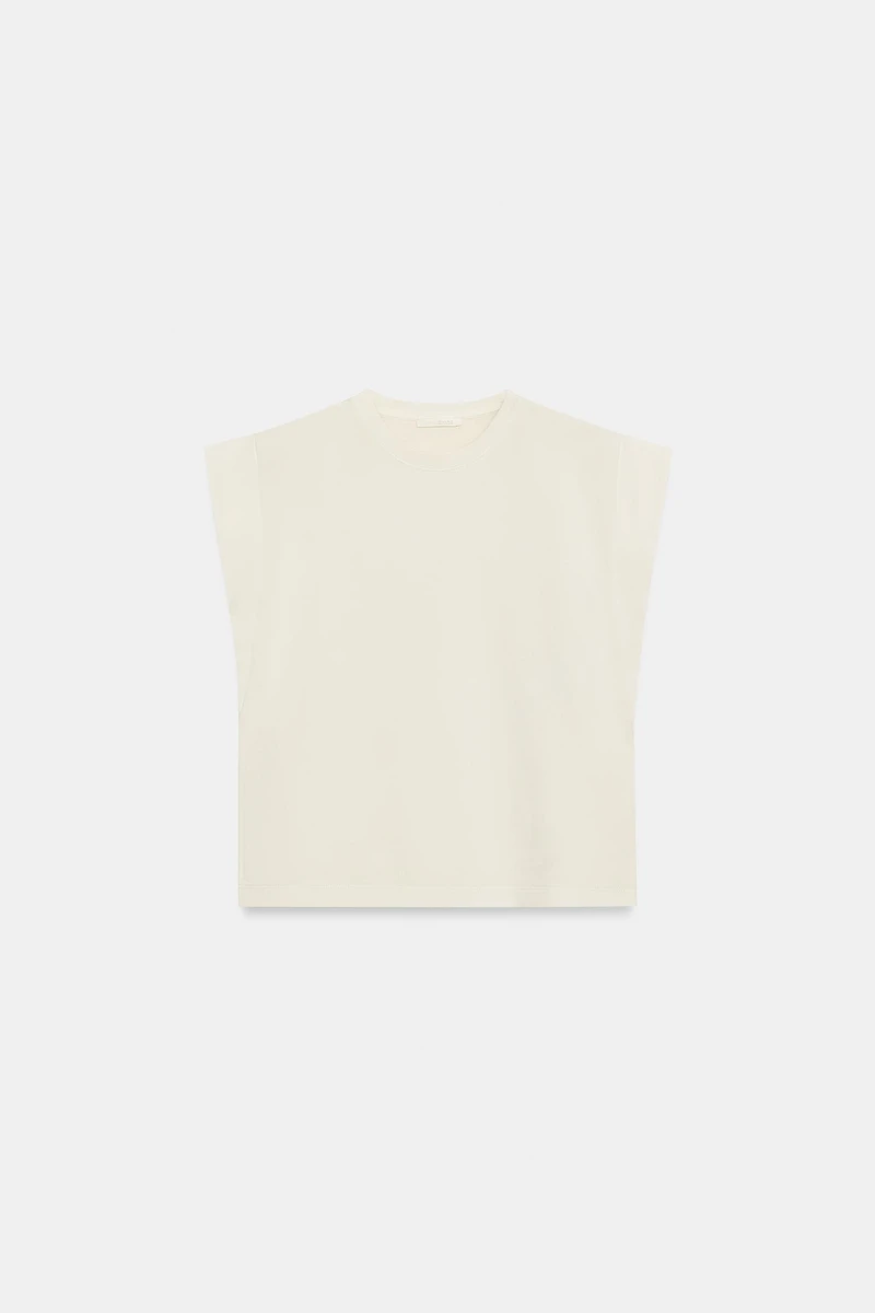 COTTON DROP SHOULDER T-SHIRT