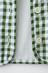 GINGHAM CHECK JACKET