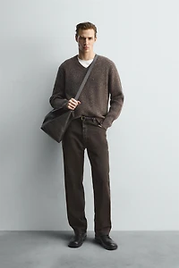 RIBBED V-NECK SWEATER LIMITED EDITION