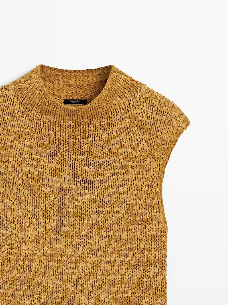 Top en maille de coton