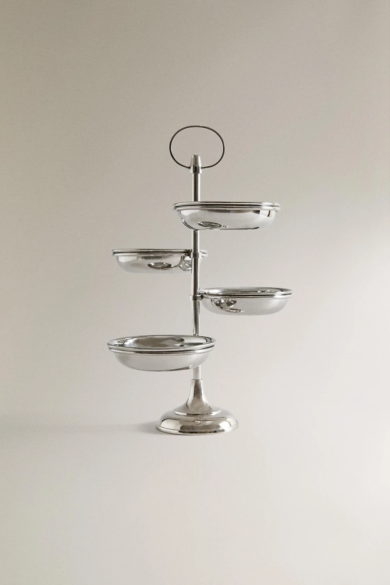 VERTICAL STEEL STAND WITH BOWLS
