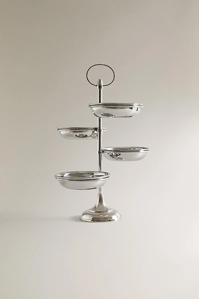 VERTICAL STEEL STAND WITH BOWLS