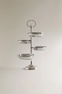 VERTICAL STEEL STAND WITH BOWLS