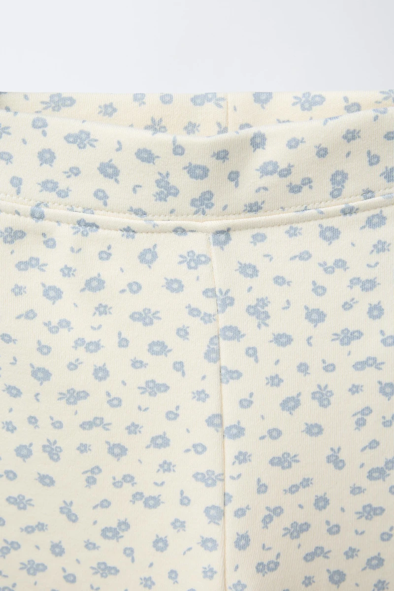 TWO-PACK FLORAL BIKER LEGGINGS