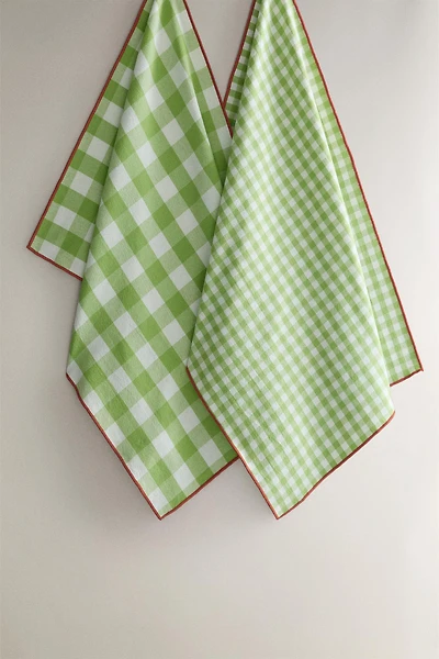 CHECK KITCHEN TOWEL PACK (PACK OF 2)