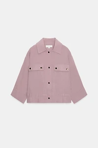 VESTE COURTE MANCHES RETROUSSÉES