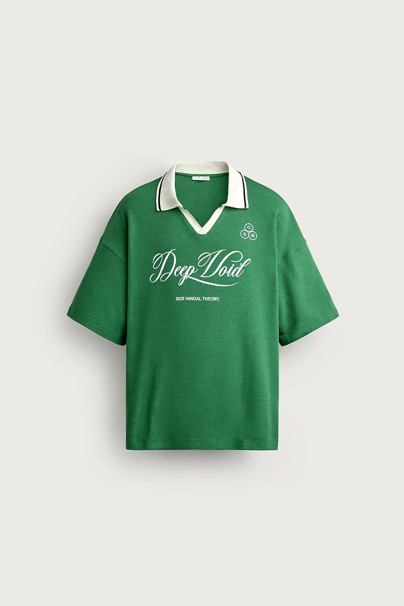 RETRO SOCCER RELAXED-FIT POLO