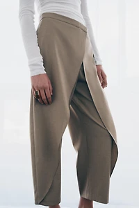 ZW COLLECTION FRONT WRAP PANTS