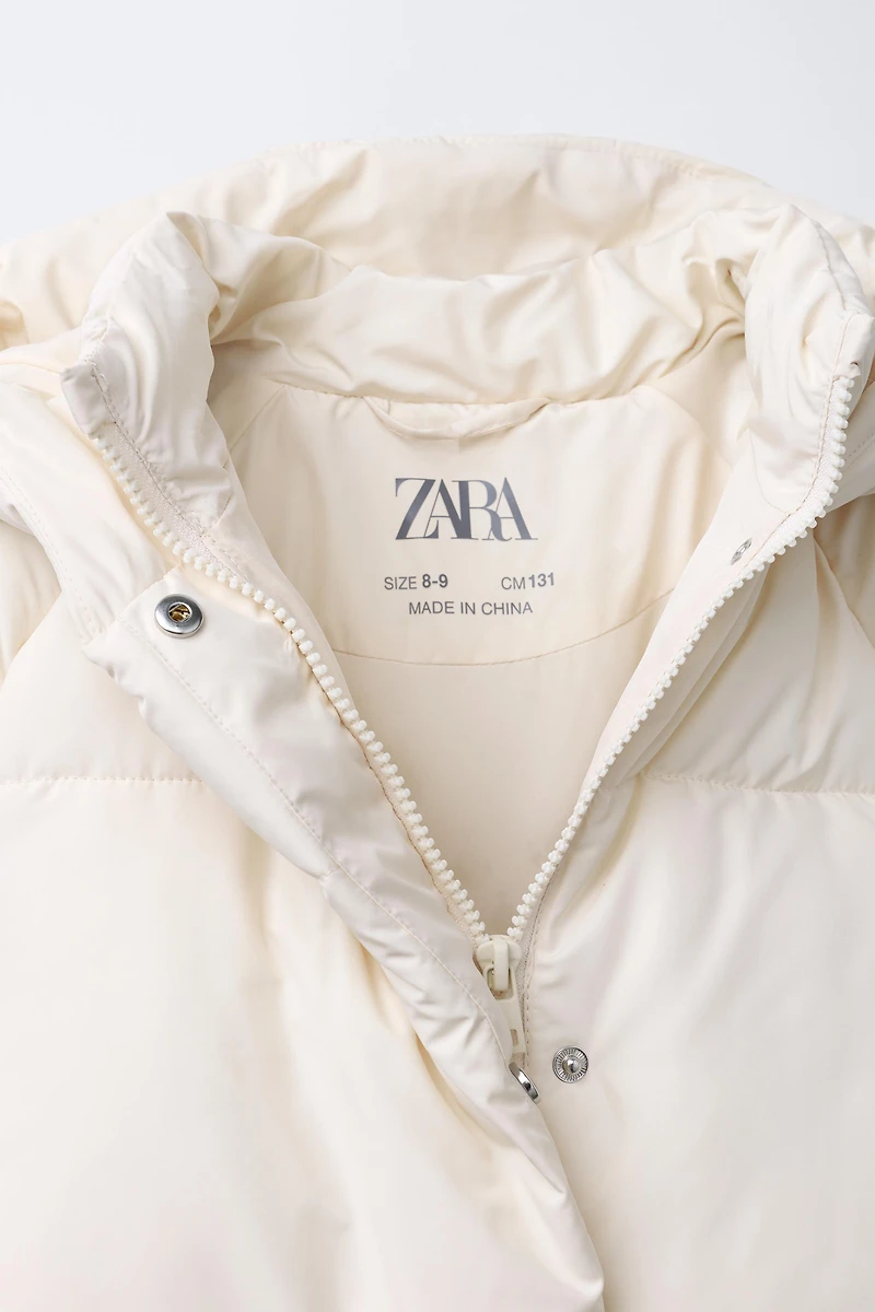HOODED PUFFER JACKET