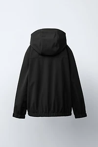 WATER REPELLENT HOODED LINED TECHNICAL JACKET