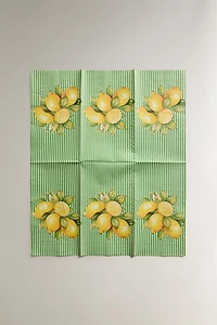 LEMON PAPER NAPKINS PACK (PACK OF 30)