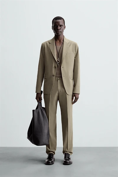 PANTALON DE COSTUME STRUCTURÉ