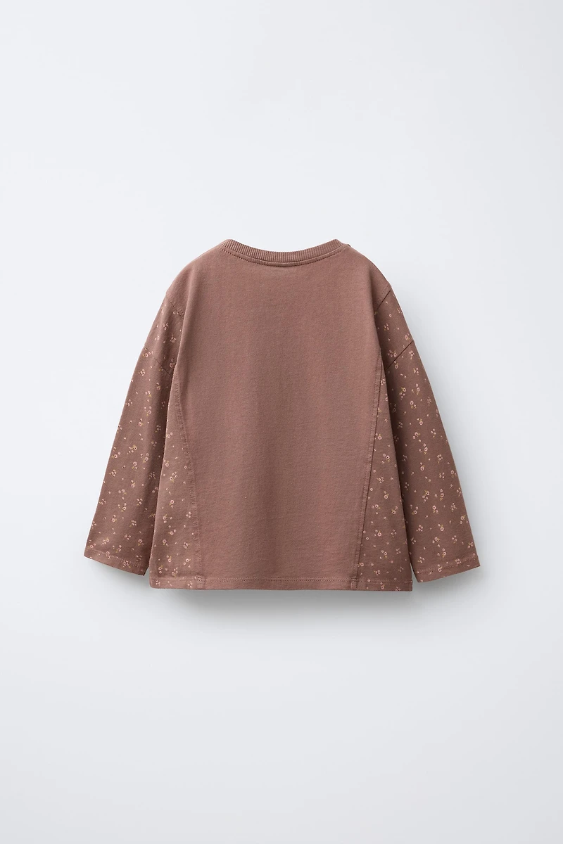 FLORAL PRINT T-SHIRT