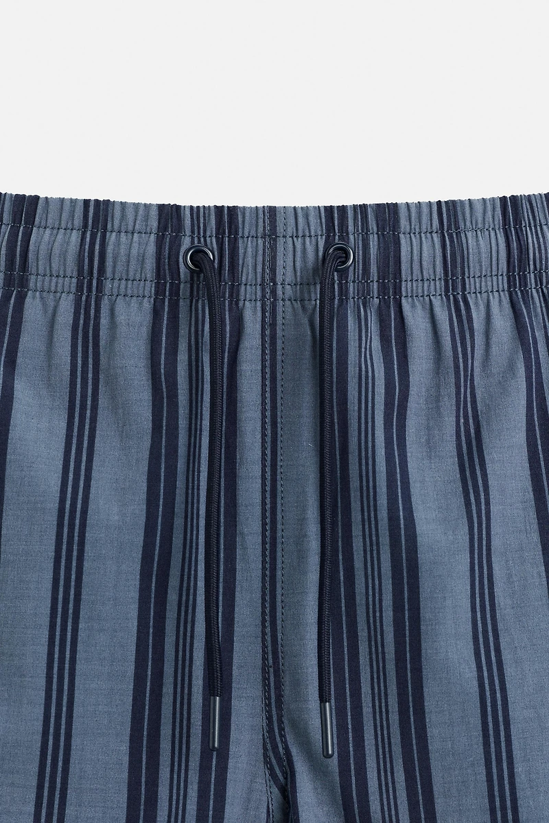MAILLOT DE BAIN MI-LONG RAYURES