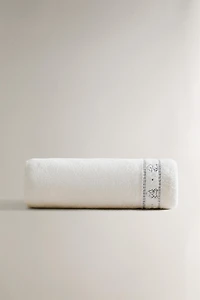 SERVIETTE DE BAIN ENFANT VELOURS ÉLÉPHANTS
