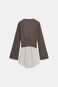 COMBINATION STUDDED DRESS