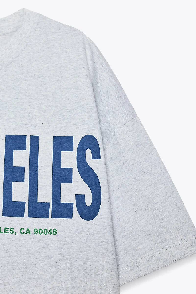 OVERSIZED TEXT T-SHIRT
