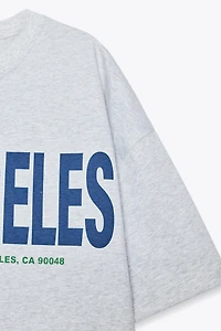OVERSIZED TEXT T-SHIRT