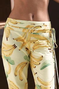 FRUIT PRINT DRAWSTRING PANTS