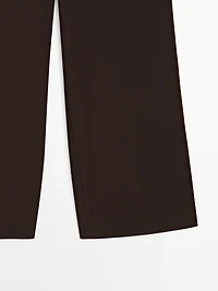 Formal wide-leg trousers