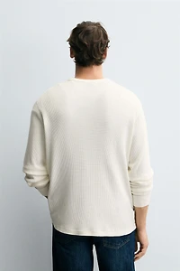 T-SHIRT STRUCTURÉ QUADRILLÉ