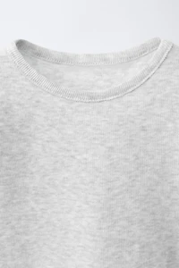 RIBBED T-SHIRT