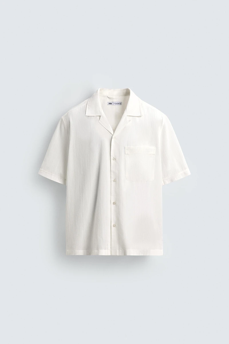 RELAXED FIT TEXTURED SHIRT