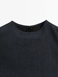 100% cotton denim mini dress