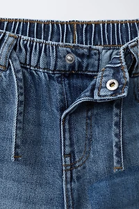 JEAN WIDE LEG LACET