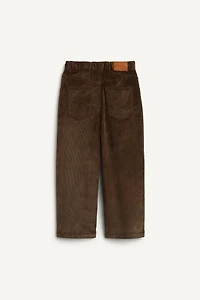 LIMITED EDITION STRAIGHT CORDUROY PANTS