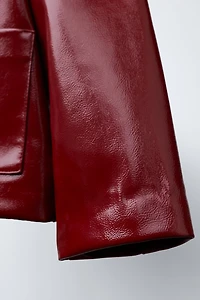 PATENT EFFECT JACKET