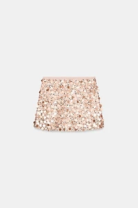 MINI JUPE À PAILLETTES