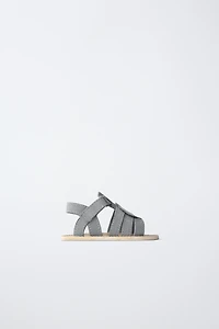 FISH LEATHER SANDALS