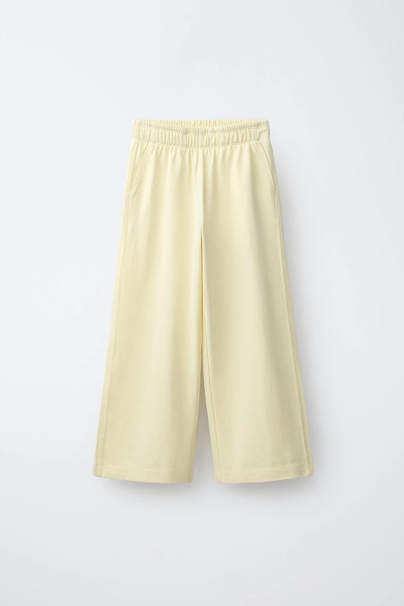 HEAVY JUMPER WIDE LEG PANTS