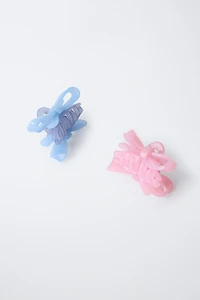 LOT DE DEUX PINCES À NŒUDS