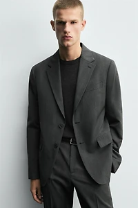 HERRINGBONE SUIT BLAZER