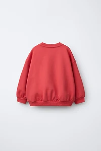 ANIMAL EMBROIDERED SWEATSHIRT