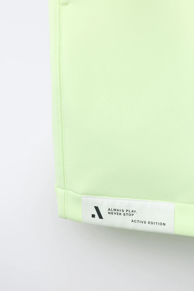 NEON NEOPRENE ATHLETIC SHORTS