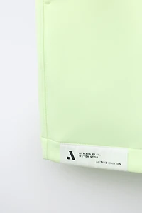 NEON NEOPRENE ATHLETIC SHORTS
