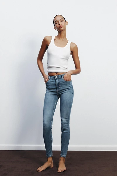 TRF HIGH-WAIST SKINNY JEANS
