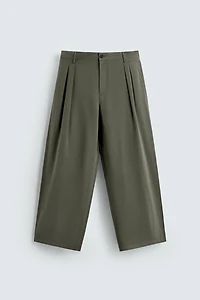 RELAXED FIT SUIT PANTS
