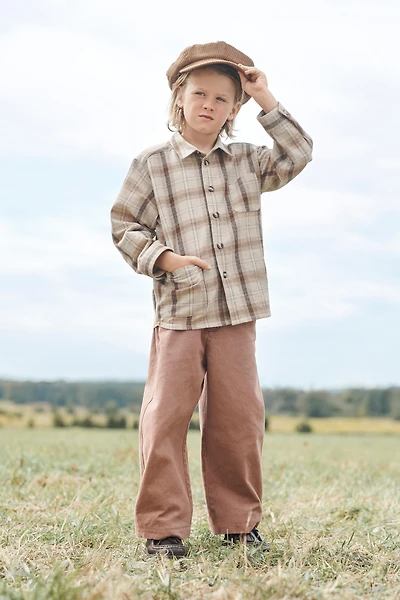 LIMITED EDITION WOOL BLEND PLAID OVERSHIRT