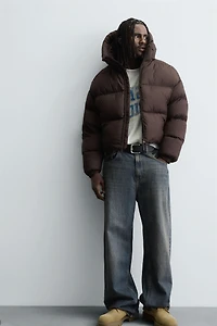 CROPPED FIT PUFFER JACKET