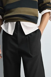 REGULAR FIT POCKET PANTS