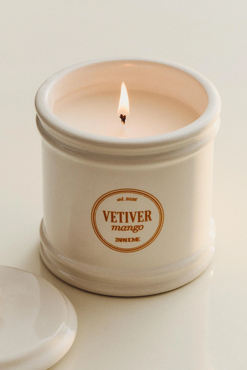 (300 G) VETIVER MANGO SCENTED CANDLE