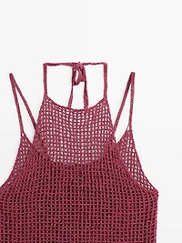 Double crochet knit top