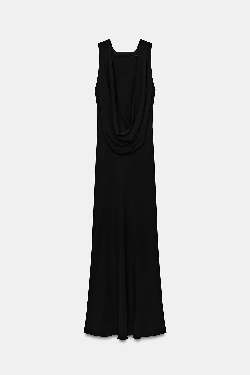 ZW COLLECTION DRAPED MIDI DRESS