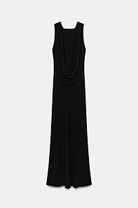 ZW COLLECTION DRAPED MIDI DRESS