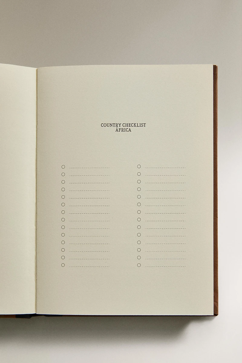 CONTINENTS TRAVEL JOURNALS SET (SET OF 6)