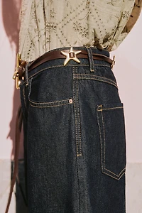 CEINTURE DOUBLE CUIR 100% ÉTOILES